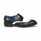 Emilio Franco "Cosimo" Black/White Genuine Italian Calf Leather Lace-Up Dress Shoes.